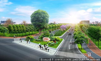 綠韻靜淌 探索道路景觀與園林綠化的多維視覺(jué)效果